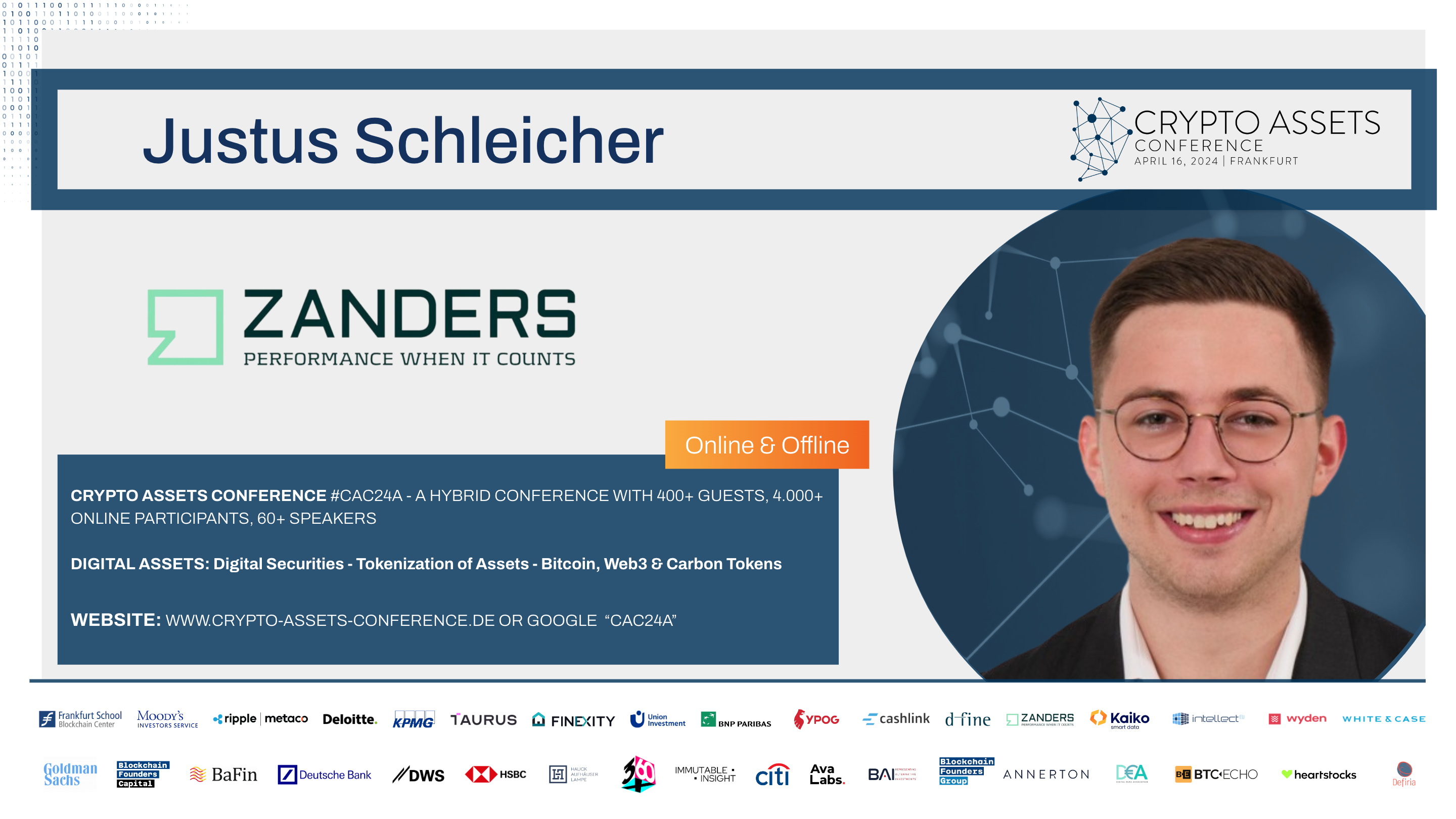 CAC24A Speaker - Justus Schleicher