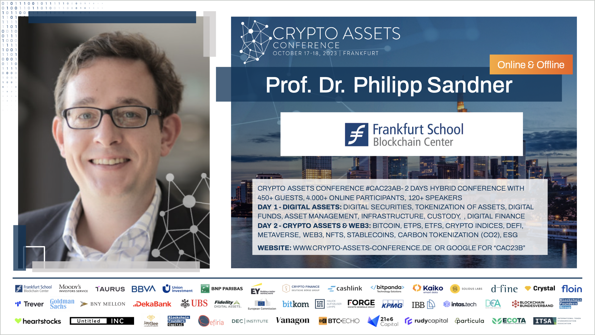 CAC Speaker - Prof. Dr. Philipp Sandner