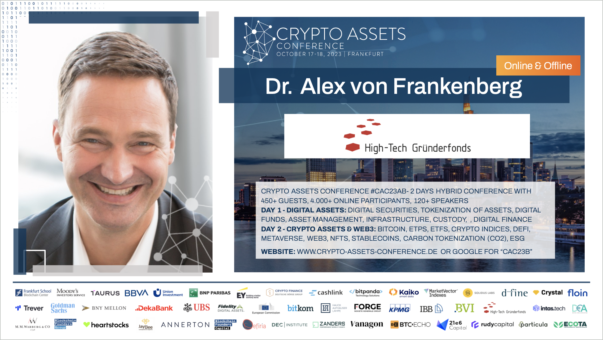 CAC Speaker - Dr. Alex von Frankenberg