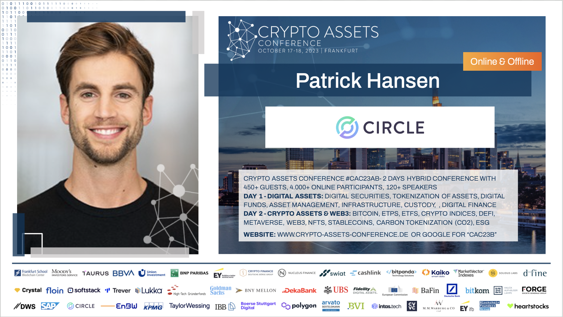 CAC Speaker - Patrick Hansen