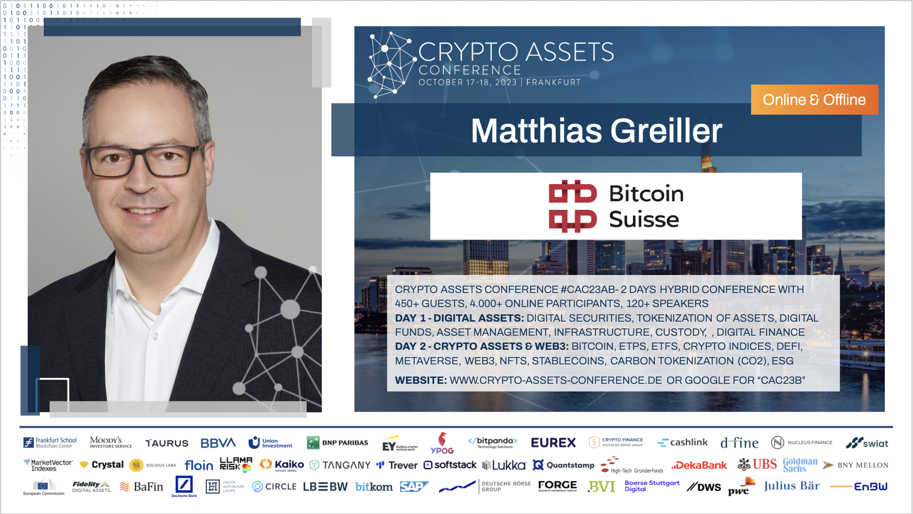 CAC Speaker - Matthias Greiller