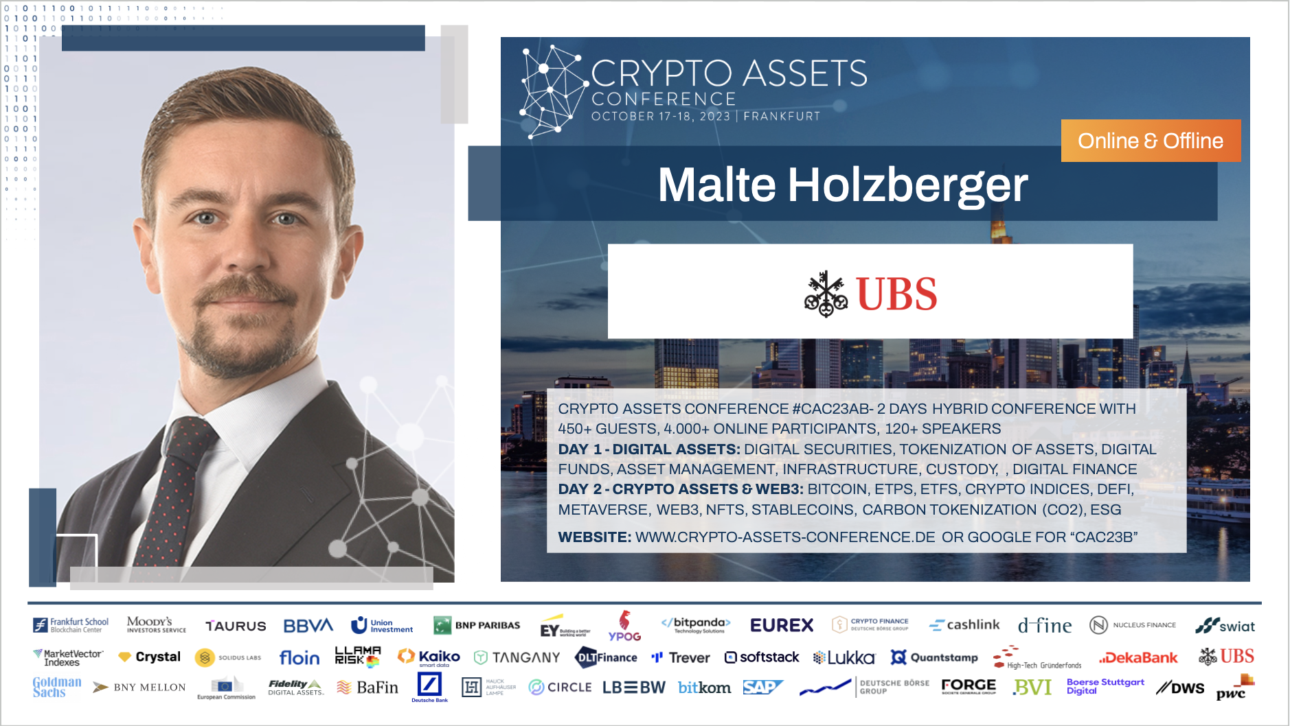 CAC Speaker - Malte Holzberger