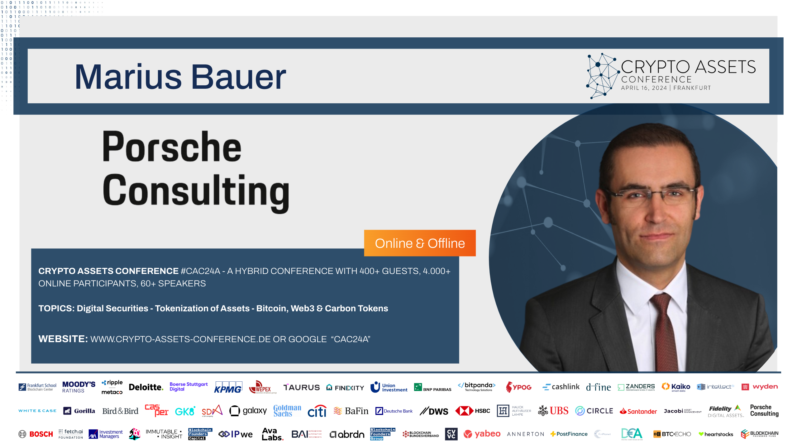 CAC24A Speaker - Marius Bauer