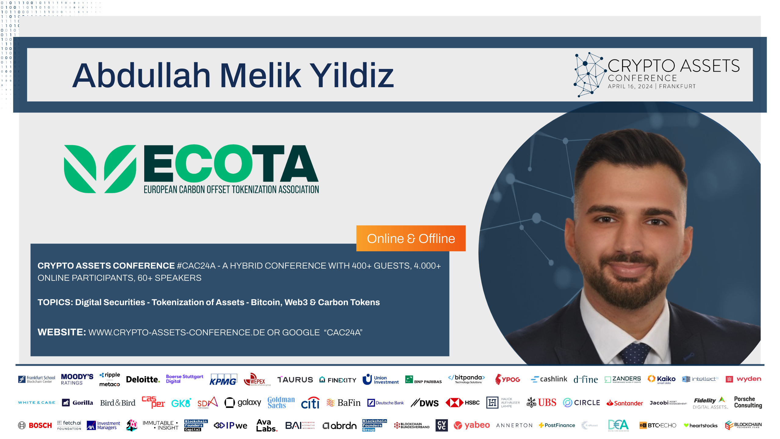 CAC24A Speaker - Abdullah Melik Yildiz